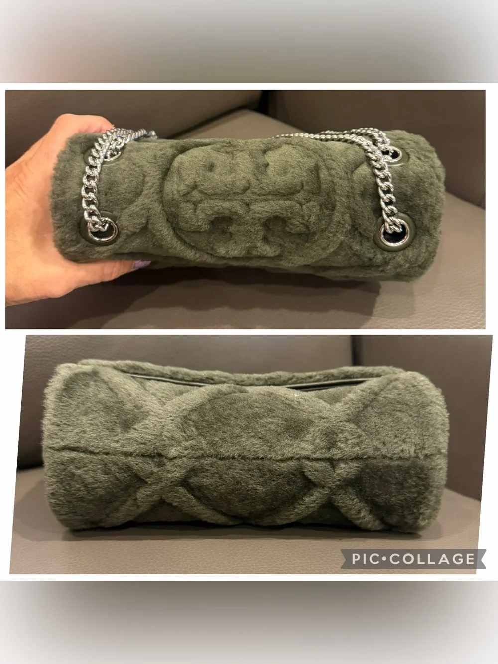FLEMING SOFT SHEARLING CONVERTIBLE SHOULDER BAG